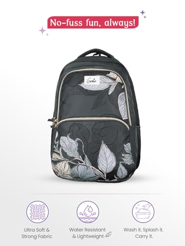 Image of Genie 19 inch Laptop Backpack for Women & Girls | Spacious Office, College & Travel Bag | Water Resistant, Multi-Compartment with Padded Laptop Sleeve