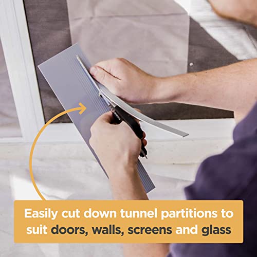 Hakuna Pets Essential Pet Door for Screens, Doors and Walls up to 2.17\" Thick, for Dogs and Cats up to 11 lbs, Small, White