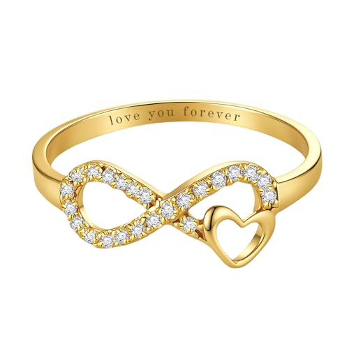 Swarovski Infinity Heart Promise Ring