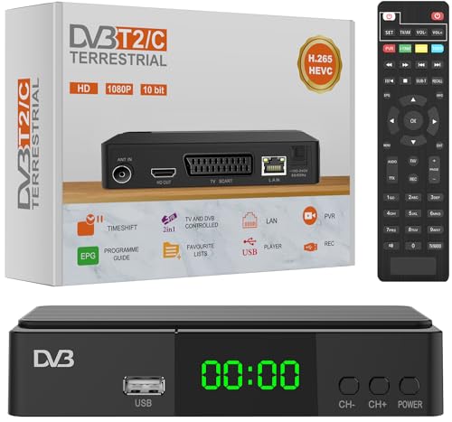 💾 Registrazione TV PVR: registra tutti i tuoi programmi TV preferiti in qualsiasi momento, il decoder supporta fino a 4 TB di capacità, non perderai mai più i video TV in diretta.