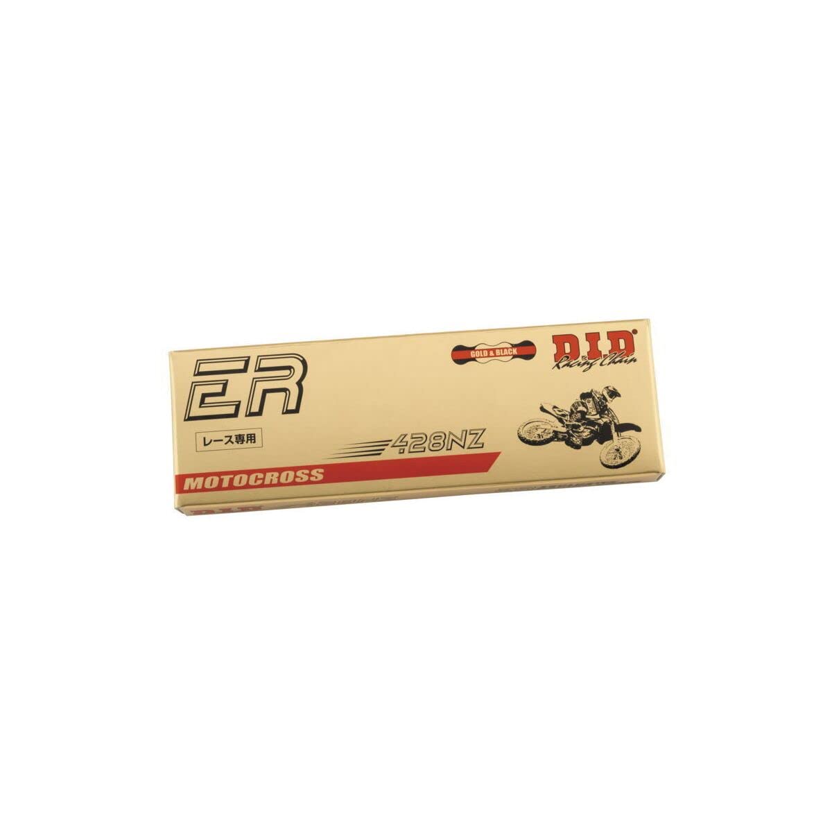 D.I.D. HD Non O-Ring Chain Gold & Black 428-120 Suzuki RM80 XG,XH,XJ 1986 - 1988