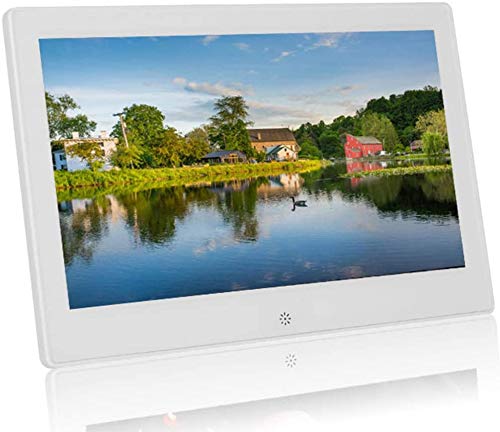 CASEGO10.1-inch Digital Photo Frame, HD IPS Display, with Sensor, with Remote Control, Supports USB and SD Card Photo Frame (Black)