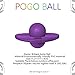 FURTHERNEXT Pogo Ball for Kids Adults Up to 160 lb, a Bounce Board with an air Pump and a Sturdy Deck, Suitable for Children Over 6 Years Old or Adults to Exercise. Good Gift for Kids (Purple)