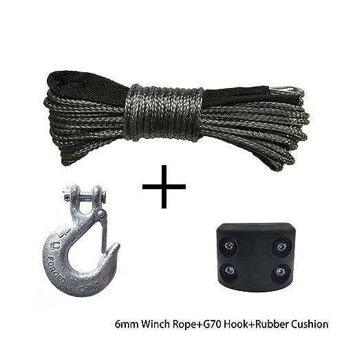 Cable de línea cabrestante para accesorios todoterreno UTV y correa cuerda de remolque 3