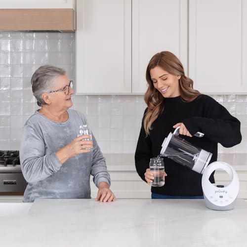 PIURIFY 50 Oz Hydrogen Water Pitcher - BPA Free Rich Hydrogen Water Generator Electrolysis Jug with SPE/PEM Technology. Hydrogen Water Machine, Balanced PH Levels and Filtered with Calcium Sulfite - Image 9