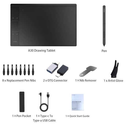 Veikk A30 V2 Drawing Tablet 10X6 Inch Graphics Tablet thumb #9