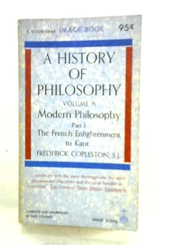 History of Philosophy Vol 6 Kant B002RG5BM2 Book Cover