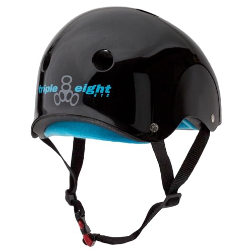 Image of Triple Eight Certified Sweatsaver Helmet for Skateboarding, BMX, Roller Derby, Roller Skating, Inline Skating, Scooter and Bike