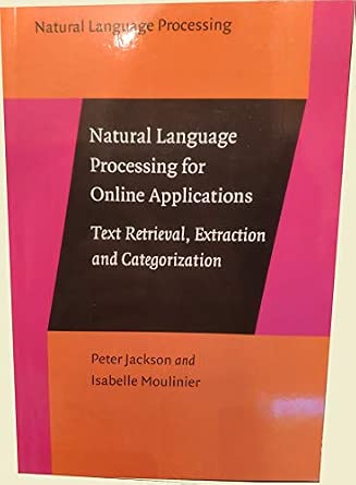 Natural Language Processing for Online Applications: Text retrieval, extraction and categorization: 5 book cover
