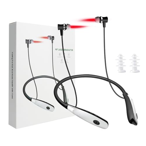 Xpwghap Tinnitus Infrarot Ohrstöpsel 650 Nm