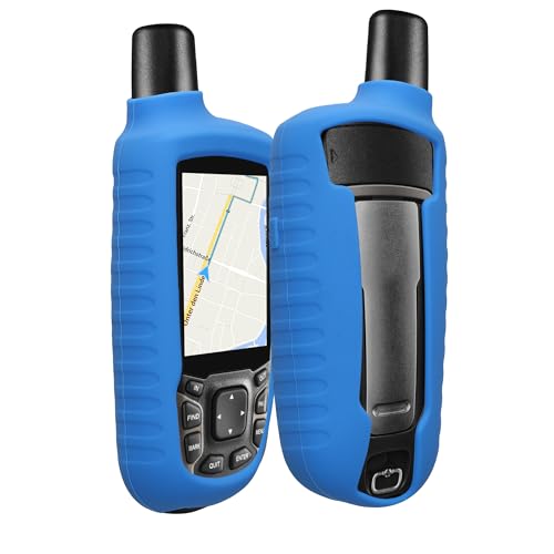 kwmobile Funda Compatible con Garmin GPSMAP 64 / 64s / 64st - Carcasa de Silicona para navegador GPS - Cover Azul