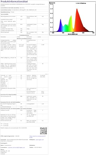 Exo Terra Daylight LED Spot NANO, LED Tageslichtlampe, für den Gebrauch im Exo Terra Reptile Dome Nano, 5W, Fassung E27, Silber, 1 Stück (1er Pack)