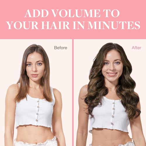 Image of GOO GOO Clip in Hair Extensions Real Human Hair Balayage Remy Extensions