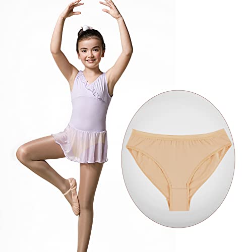 Dance Panties, Ballet Briefs, Gymnastics Underpants Beige Seamless for Girls and Women4