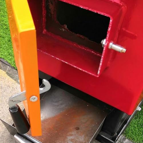 perfk Piezas de manija de puerta de chimenea resistentes a altas temperaturas, accesorios resistentes, manija de metal para el hogar - imagen 7