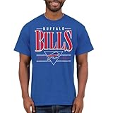 Buffalo Bills NFL Established Retro - Adult Short Sleeve Fan T-Shirt for Men & Women Royal Blue