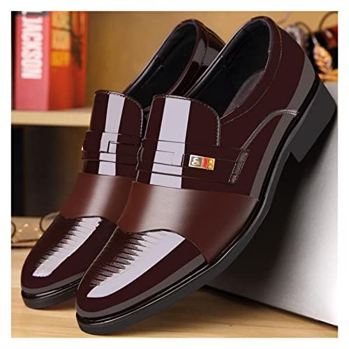 LAZIRO Men's Formal Leather Shoes Business Casual Slip-on Shoes2