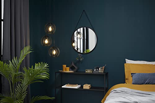 LIFA LIVING Industriële Hanglamp, 3-lichtse Plafondlamp, Zwarte Hanglampen, Moderne Metalen Verlichting, Ronde Hanglamp… - Afbeelding 5