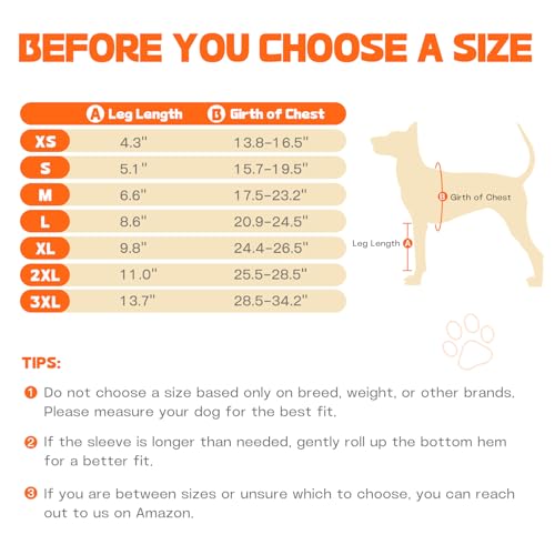 Image of Dog Recovery Sleeve for Front Leg- Right-2XL