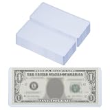 PATIKIL Geldschein Geld Hüllen 35Stk Top-Insert Währung PVC Hülle für Bargeld Top-Load Hüllen Dollar Schein Rahmen für Normale Scheine 6.8 x 3" Blau