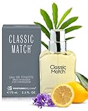 PB ParfumsBelcam Classic Match CM Eau De Toilette Spray, Fresh and Elegant Fragrance for Men, Woody and Floral Notes, Long-Lasting Scent, Men’s Cologne for Everyday Wear, 2.5 Fl Oz