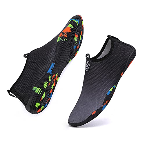 Image of Vsufim Quick-Dry Water Sports Barefoot Shoes Aqua Socks for Swim Beach Pool Surf Yoga for Women Men