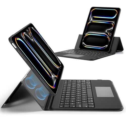 Image of ESR For iPad Pro 13 Inch (M5 /M4) 2024 Keyboard Case with Trackpad, Black