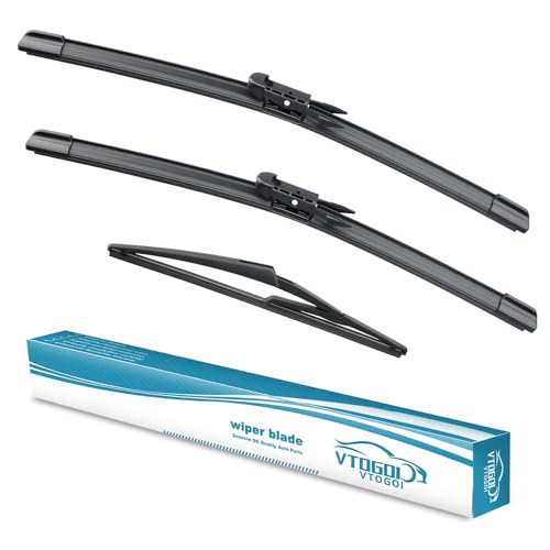 VTOGOI Wiper Blades With Rear Wiper Blades Set For Mini