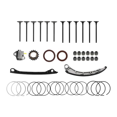 Image of 12140-73G01 Engine Overhaul Rebuild Kit Fit for Suzuki K6A Jimny JB23W JA22W Engine Repair Gasket Piston Ring Engine Rebuild Kit Replace# 12915-73G20 12911-73G00