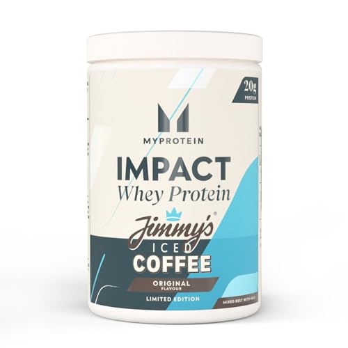 Myprotein Impact Whey Protein JimmysIcedCoffee | 20g Protein per Serving Real Coffee Infusion Low Sugar & Fat | VegetarianFriendly (20 Servings Jimmys Coffee - Original)