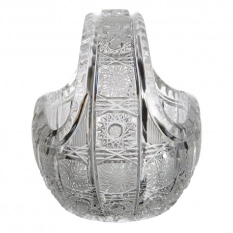 Cesta Cristal Bohemia pequeña para decorar mesas de centro de salón 3