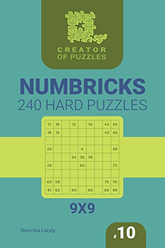 Creator of puzzles - Numbricks 240 Hard (Volume 10)