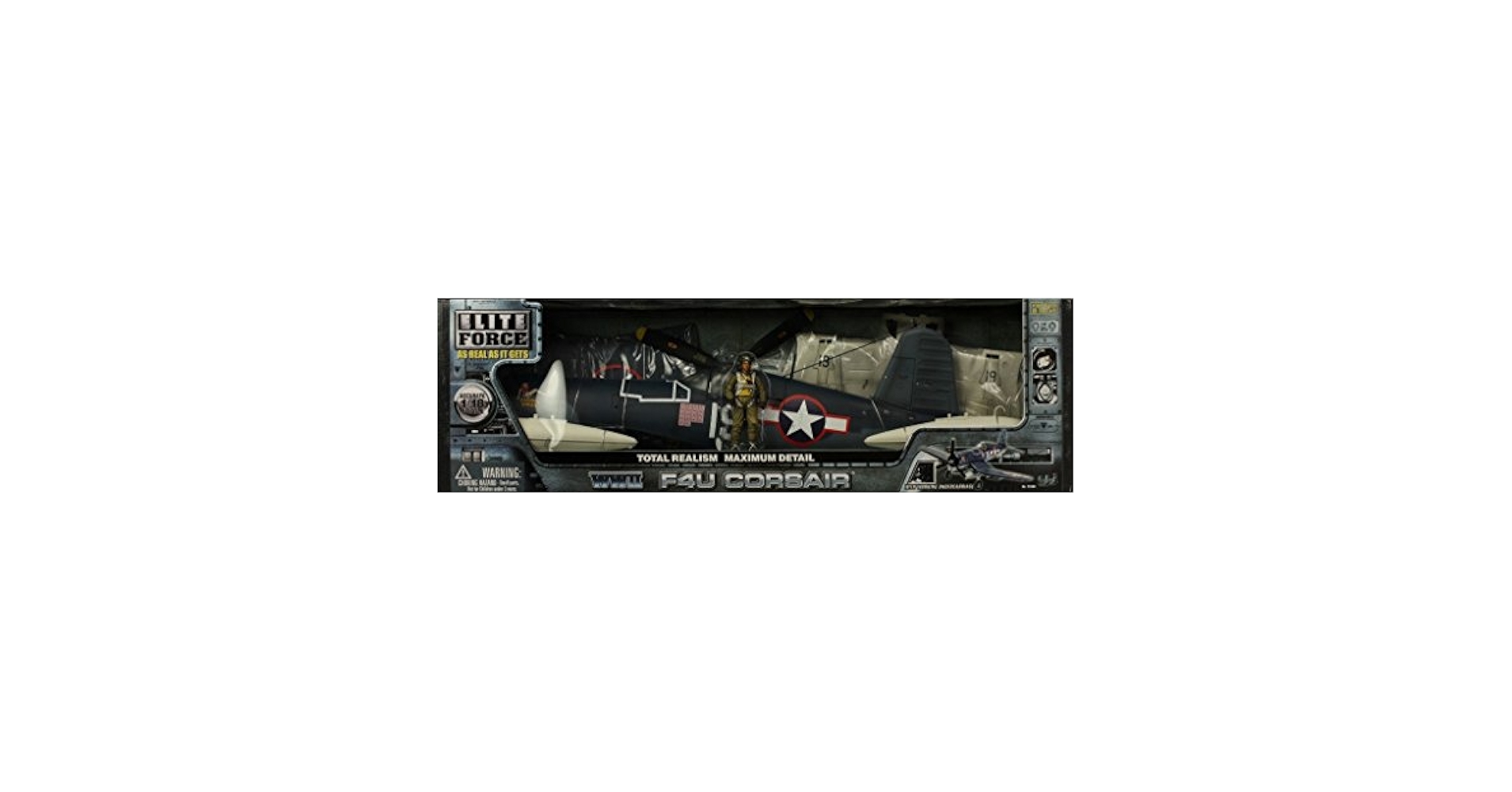 1/18 ELITE FORCE エリートフォース F4U-CORSAIR Amazon | BBI 1 : 18 Elite Force f4u Corsair # 19 WWII W