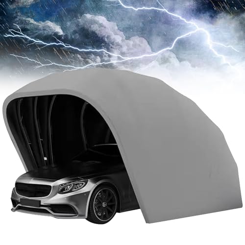 Cobertizo plegable de acero inoxidable para cochera, cobertizo retráctil y casa