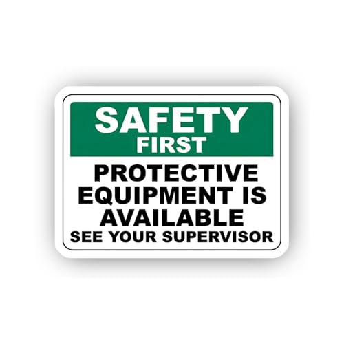 2 (Pieces) 3" and 5" Supervisor Equipment Availability Sticker, Waterproof