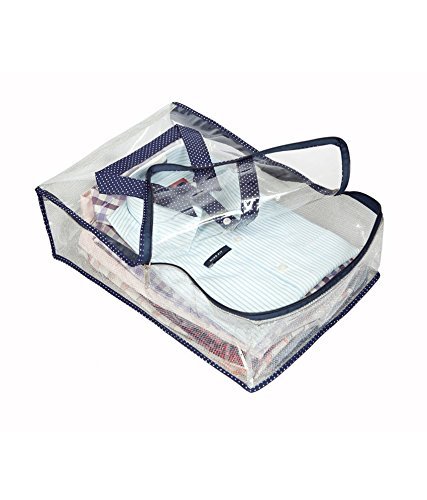 Image of Kuber Industries 6 Piece PVC Shirt Cover Set, Transparent (KI202 6)