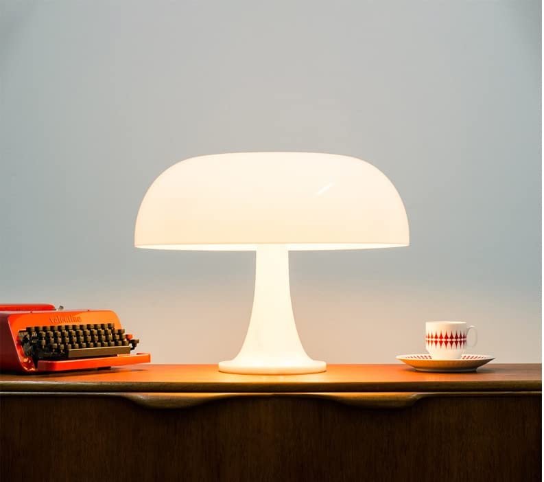 SUPERRUIDALONG Modern Simple Hotel Bedroom Bedside Table lamp Mushroom Decorative Table lamp