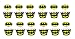 12pc Superman Cupcake Topper and Cupcake Wrapper Picks Boy Children Superhero Party Decoration Kid's Birthday Avengers Party Decoration Supplies (Batman)