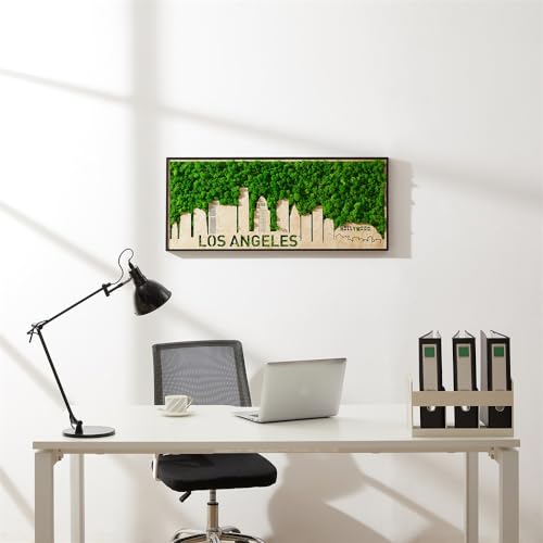 GOWE Los Angeles Moss City Silhouette Metal Wall Art Medium