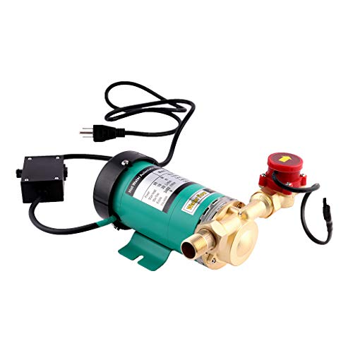 SHYLIYU Pressure Pumps 115V/60Hz 3/4 inch Outlet 90W Water Pressure Booster Pump Automatic Shower Booster Pump with Water Flow Switch for Home/Shower
