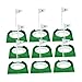 Menolana 9Pcs Putting Cup for Golf Practice Hole, Yard Portable Outdoor Train Aid with Flag, Green
