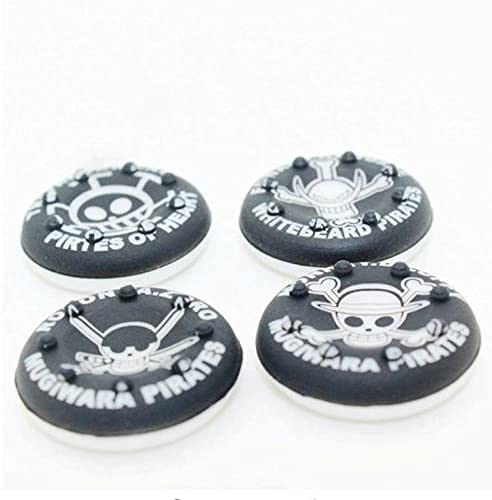 Einuz 4PCS Stick analógico Palo de pulgar Grips Thumbsticks Tapa de mando de repuesto para PS4 PS3 Xbox one Xbox 360 PS2 Controller (blanco) Cover