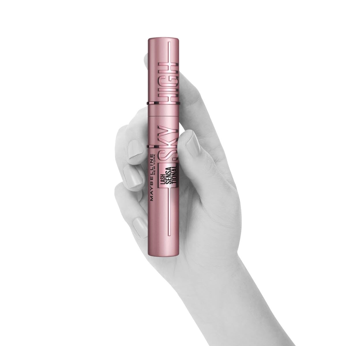 Maybelline New York Mascara Ciglia Sensazionali Sky High, Volume Intenso e Lunghezza Senza Limiti, Ciglia Leggere, Definisce, Incurva e Moltiplica, Volumizzante e Allungante, Nero, 7,2 ml