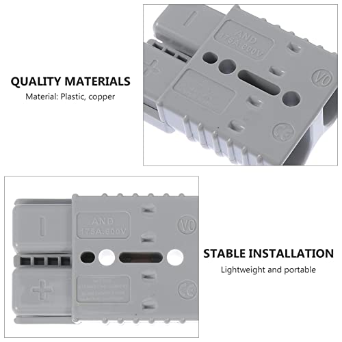 Conector de alimentación OSALADI 2 piezas con enchufe exterior resistente a altas temperaturas 5