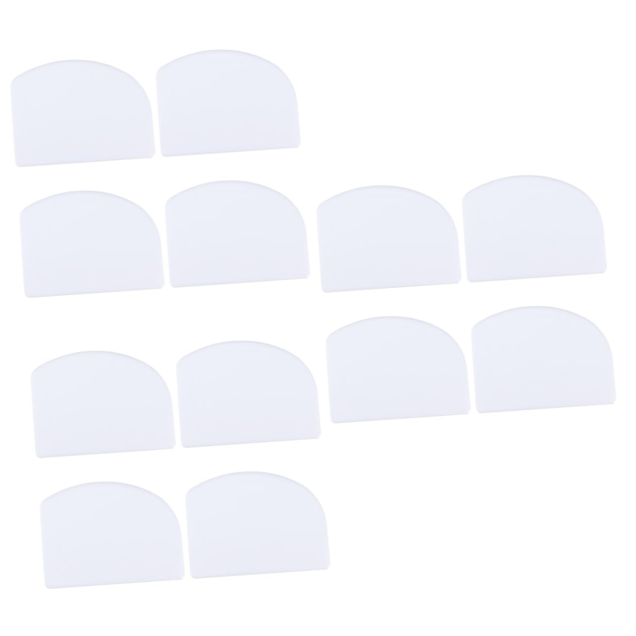 Cabilock 12pcs Cream Scraper Multi-functional Kitchen Gadget for Cake Baking Decorating Lightweight and Easy to Grip for Home and Bakery