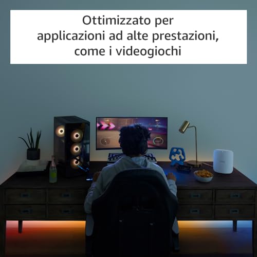 Router wi-fi mesh Amazon eero Max 7 | Ethernet 10 Gbps | Copertura fino a 695 m² | Connette più di 750 dispositivi | Ideale per il gaming | Confezione da 3 | Ultima generazione - Immagine 3