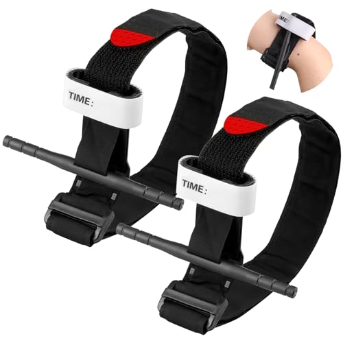 2 Pack Tourniquet Tactical Emergency Strap Single Handed Application