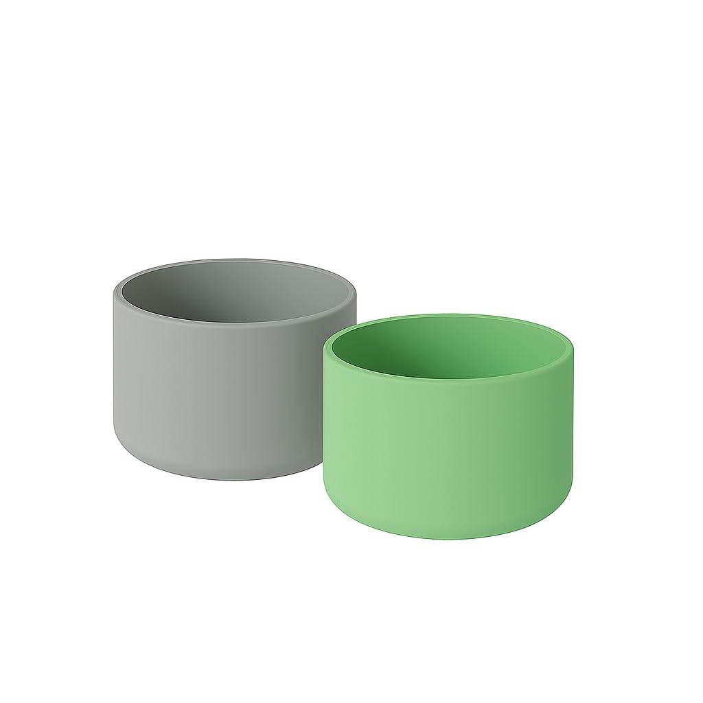 Photo 1 of Jaxabby 2-Pack Silicone Tumbler Boots (Ash & Matcha)