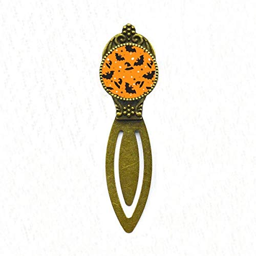Marque-page Halloween araignée rétro en métal pour ne plus corner vos livres de poche
