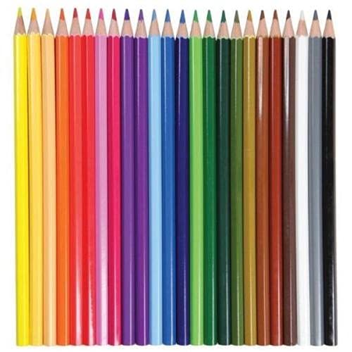 Amaziy- Colored Pencils, 24 Coloring Pencils, Coloring Pencils for Kids, Color Pencils Set, Colored Pencils for Adult Coloring, Multicolored Premium Coloring Set